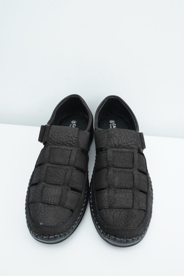 Leather Sacchi Shoe Black Color (Code-101) - Image 2