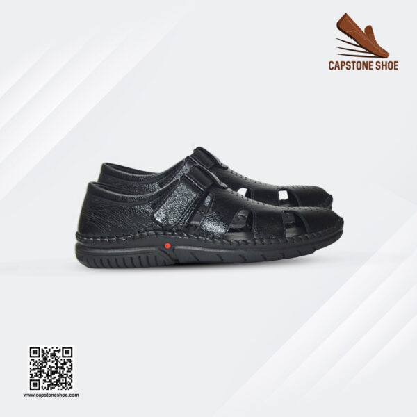 Dot Design leather Sacchi- Black